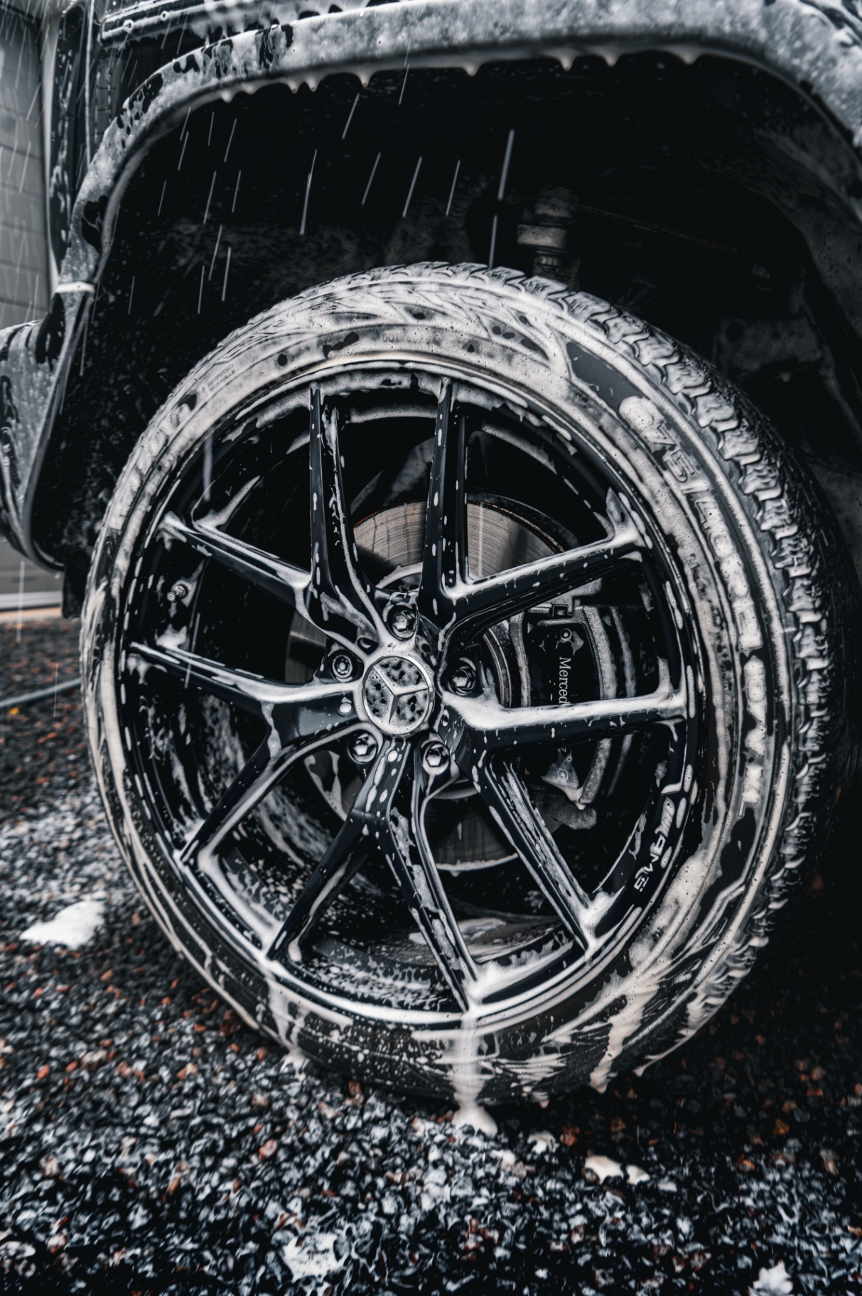 Mercedes – Fälgrengöring